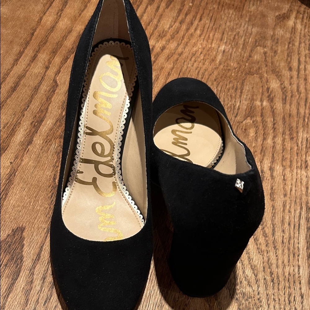 Sam Edelman Black Suede Heels